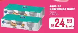 Supermercados Mateus Jogo de Sobremesa Nadir Taças 6 Peças oferta