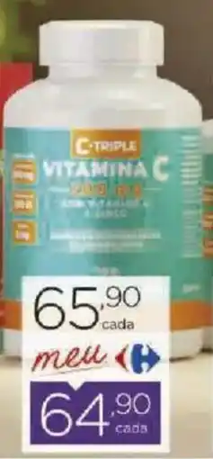 Carrefour C-triple vitamina c oferta