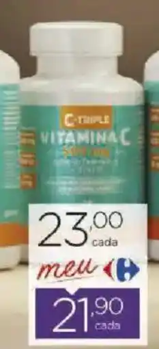 Carrefour C-triple vitamina c oferta
