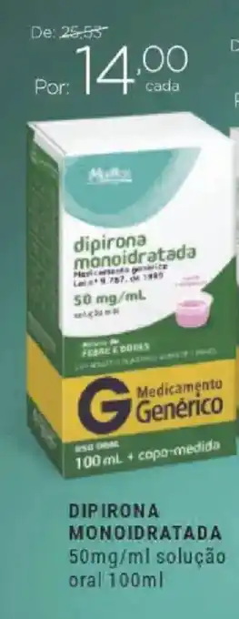 Dipirona monoidratada