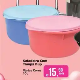 Supermercados Mateus Saladeira Com Tampa Dup oferta