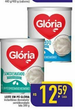 Mercantil Rodrigues Leite em pó glória oferta