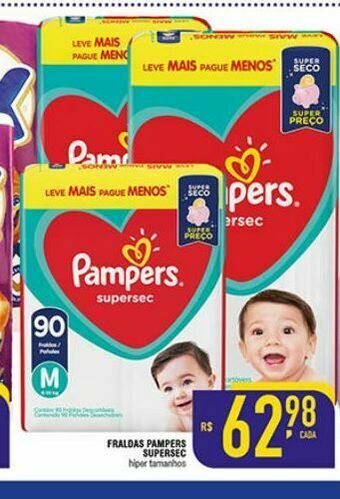 Mercantil Rodrigues Fraldas pampers oferta