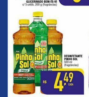Mercantil Rodrigues Desinfetante pinho sol oferta