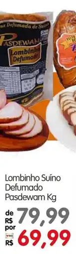 Zona Sul Lombinho Suíno Defumado Pasdewam oferta