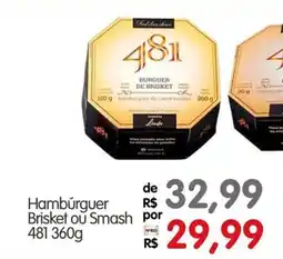 Zona Sul Hambúrguer Brisket ou Smash 481 oferta