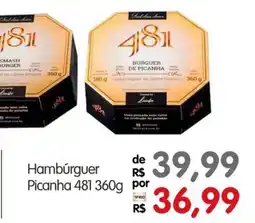 Zona Sul Hambúrguer Picanha 481 oferta