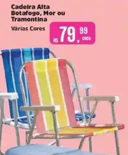 Supermercados Mateus Cadeira Alta Botafogo, Mor ou Tramontina Várias Cores oferta