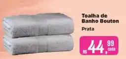 Supermercados Mateus Toalha de Banho Bouton Prata oferta