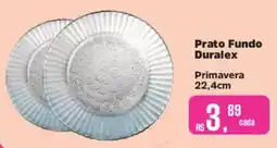 Supermercados Mateus Prato Fundo Duralex Primavera 22,4cm oferta