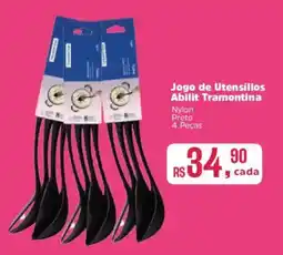 Supermercados Mateus Jogo de Utensílios Abilit Tramontina oferta
