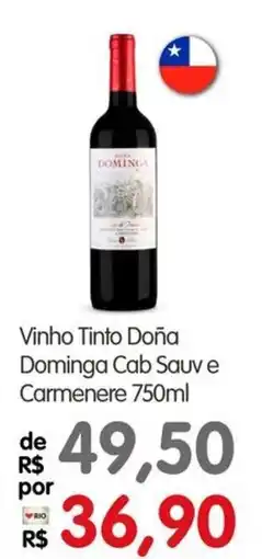 Zona Sul Vinho Tinto Doña Dominga Cab Sauve Carmenere oferta