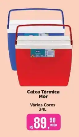 Supermercados Mateus Caixa Térmica Mor Várias Cores oferta