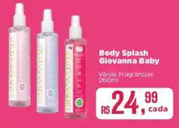 Supermercados Mateus Body Splash Giovanna Baby oferta