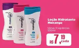 Supermercados Mateus Loção Hidratante Monange oferta