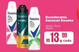 Supermercados Mateus Desodorante Aerossol Rexona Vários Tipos oferta