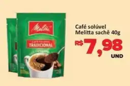 Paulistão Supermercados Café solúvel Melitta sache oferta
