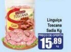 Higa's Supermercado Linguica Toscana Sadia 1kg oferta