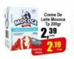 Higa's Supermercado Creme de leite Mococa tp 200g oferta