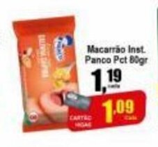 Higa's Supermercado Macarrao Inst. Panco pct 80g oferta