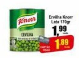 Higa's Supermercado Ervilha Knorr lata 170g oferta