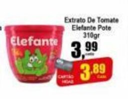 Higa's Supermercado Extrato de Tomate Elefante pote 310g oferta