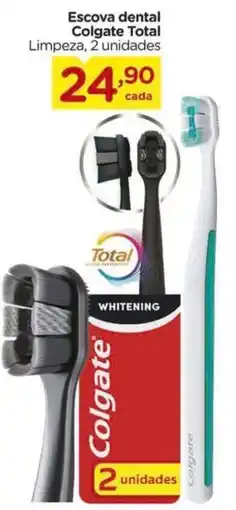 Carrefour Escova dental Colgate Total Limpeza, 2 unidades oferta