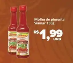 Paulistão Supermercados Molho de pimenta Siamar oferta