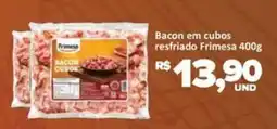 Paulistão Supermercados Bacon em cubos resfriado Frimesa oferta