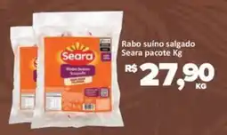 Paulistão Supermercados Rabo suíno salgado Seara pacote oferta