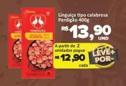 Paulistão Supermercados Linguiça tipo calabresa Perdigão oferta