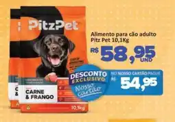 Paulistão Supermercados Alimento para cão adulto Pitz Pet oferta