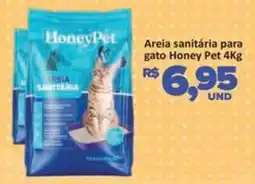 Paulistão Supermercados Areia sanitária para gato Honey Pet oferta