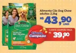Paulistão Supermercados Alimento Cão Dog Chow adultos oferta