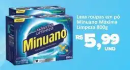 Paulistão Supermercados Lava roupas em pó Minuano Máxima Limpeza oferta