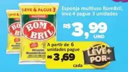 Paulistão Supermercados Esponja multiuso BomBril, oferta