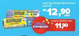 Paulistão Supermercados Saco lixo Dover Roll branco com 50 oferta