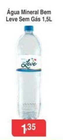 Calvo Atacadista Agua Mineral Bem Leve S/gas 1.5L oferta