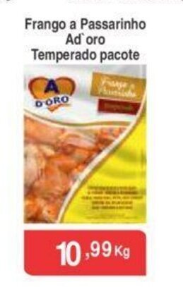 Calvo Atacadista Frango a Passarinho Ad'Oro Temperado pacote 1kg oferta