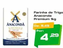 Del Moro Supermercados Farinha de Trigo Anaconda Premium 1kg oferta
