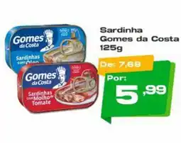 Del Moro Supermercados Sardinha Gomes da Costa oferta