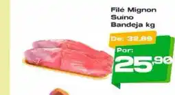 Del Moro Supermercados Filé Mignon Suino Bandeja kg oferta