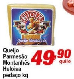 Queijo Parmesao Montanhes Heloisa pedaco 1kg