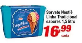 Ricoy Supermercados Sorvete Nestle Linha Tradicional Sabores 1.5L oferta