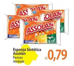 Atacadão Esponja Sintética Assolan Pertuto Unidade oferta