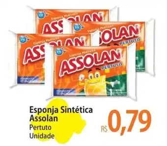 Esponja Sintética Assolan Pertuto Unidade