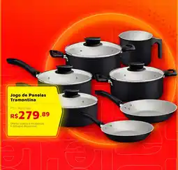Le Biscuit Jogo de Panelas Tramontina oferta