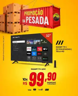 Armazém Paraíba Smart tv AOC oferta