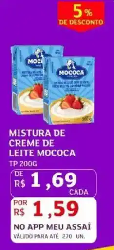 Assaí Atacadista Mistura de creme de leite mococa oferta