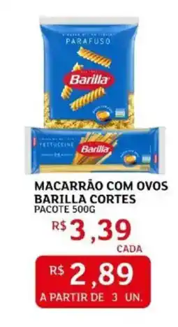 Assaí Atacadista Macarrão com ovos barilla cortes pacote oferta